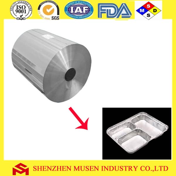 Disposable 3003_H24 aluminium foil for food containers